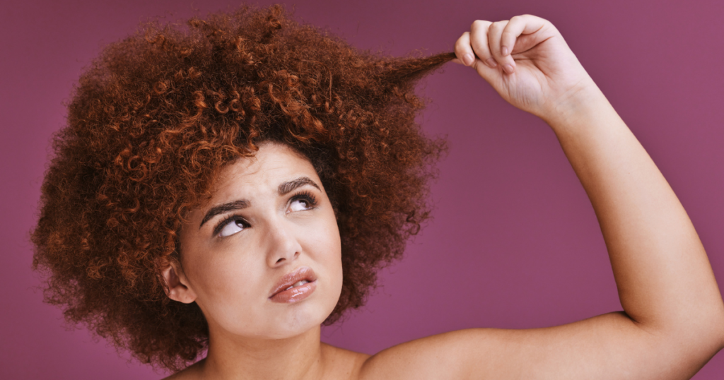 curly hair loss